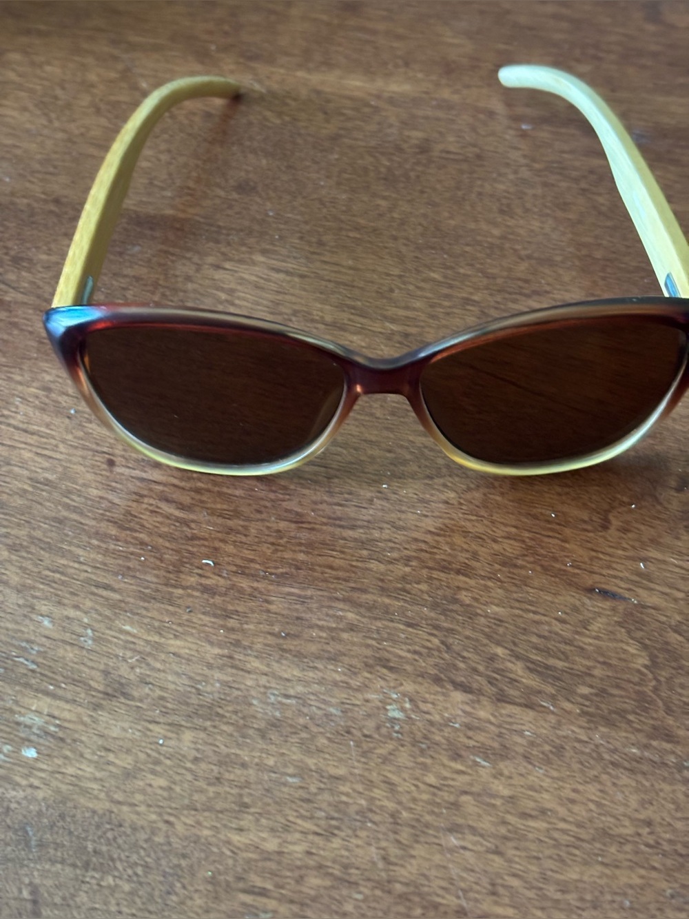 IOU Eyewear Sunglasses w Bamboo Temples
